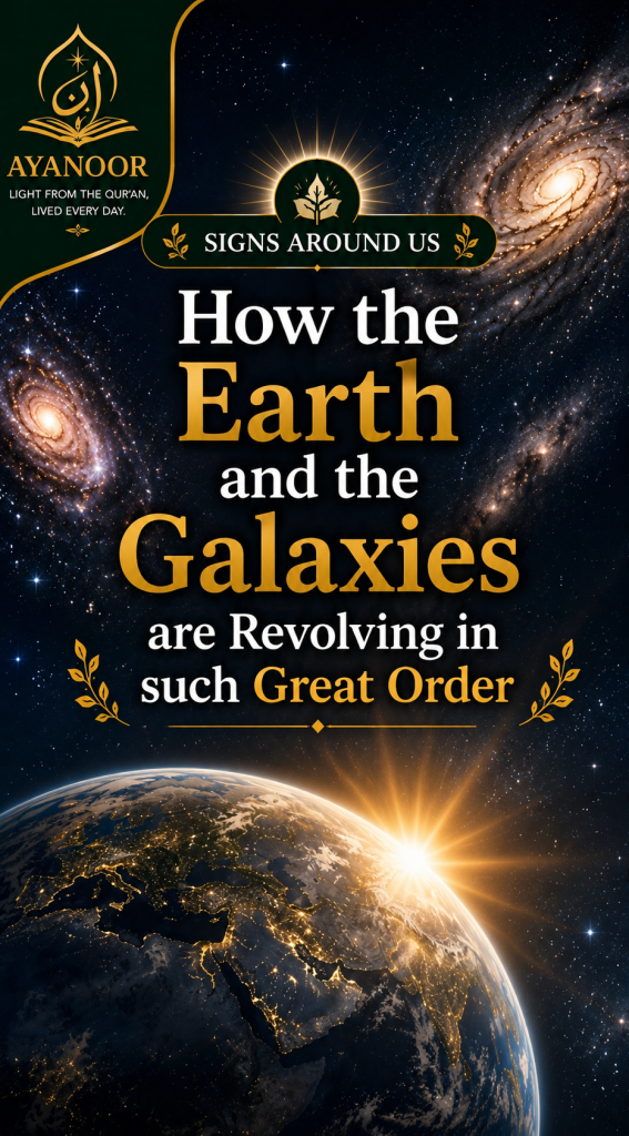 How the Earth and the Galaxies are Revolving in such Great Order