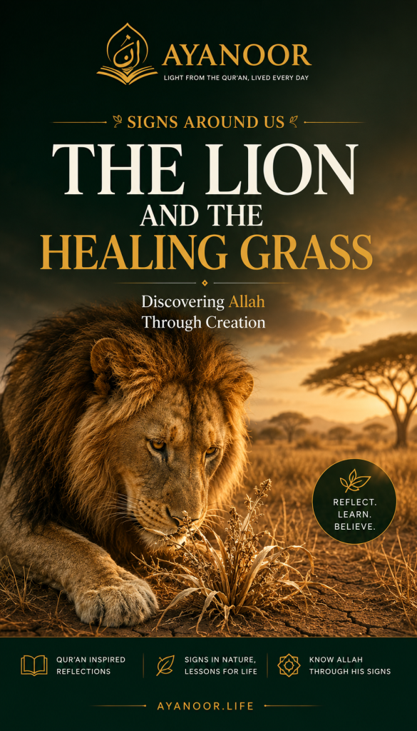 The Lion and The Healing Grass