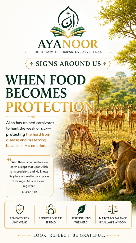 When Food Becomes Protection
